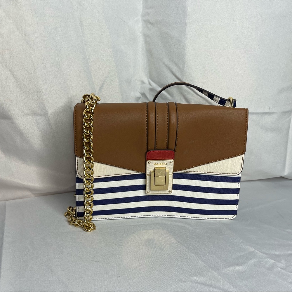 Aldo Cross Body Bag Purse with adjustable Chain Strap